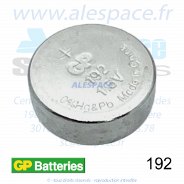 GP BATTERIES 192 - LR41 - V3GA - Pile bouton Alcaline - 1,5V - Photo 002
