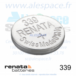 RENATA 339 MP - SR614SW - Pile de montre 1,55V - Blister x10 Piles - Photo 002