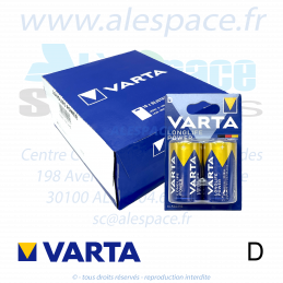 VARTA LONGLIFE POWER - D LR20 - Pile alcaline  - 1,5V - Boîte x20 Piles - Photo 001