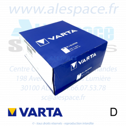 VARTA LONGLIFE POWER - D LR20 - Pile alcaline  - 1,5V - Boîte x20 Piles - Photo 002