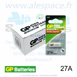 GP BATTERIES 27A - MN27 - Pile bâton Alcaline - 12V - Boîte x10 Piles - Photo 001