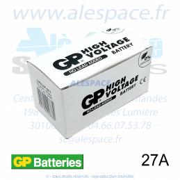 GP BATTERIES 27A - MN27 - Pile bâton Alcaline - 12V - Boîte x10 Piles - Photo 002