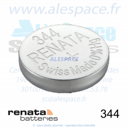 RENATA 344 MP - SR1136SW - Pile de montre 1,55V - Blister x10 Piles - Photo 002