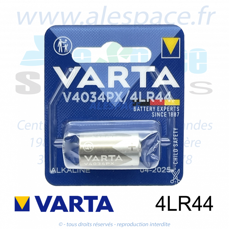 VARTA - V4034PX - 4LR44 - Pile alcaline - 6V - Photo 001 VARTA - V4034PX - 4LR44 - Pile alcaline - 6V - Photo 001