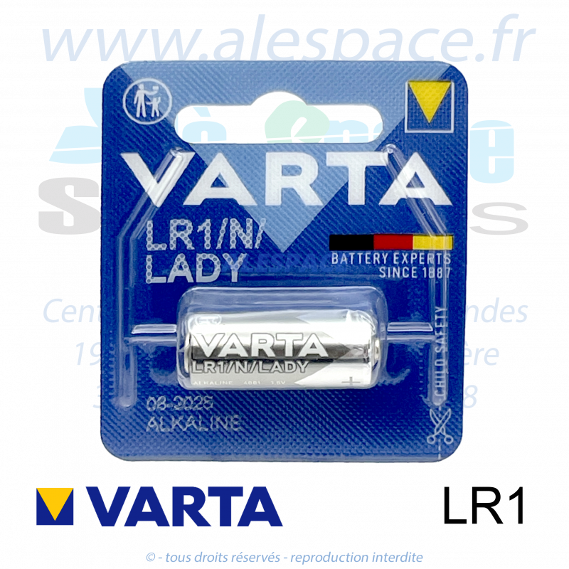 VARTA - LR1 - LADY - MN9100 - N - Pile alcaline - 1,5V - Photo 001 VARTA - LR1 - LADY - MN9100 - N - Pile alcaline - 1,5V - Photo 001