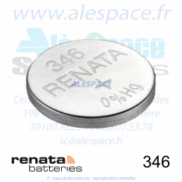 RENATA 346 MP - SR712SW - Pile de montre 1,55V - Photo 001