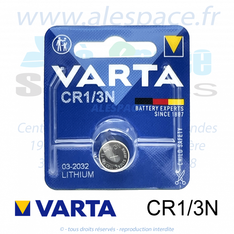 VARTA - CR1/3N - CR11108 - Pile Lithium - 3V - Photo 001 VARTA - CR1/3N - CR11108 - Pile Lithium - 3V - Photo 001