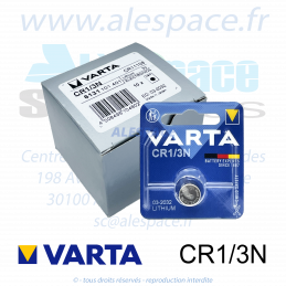 VARTA - CR1/3N - CR11108 - Pile Lithium - 3V - Boîte x10 Piles - Photo 001