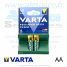 VARTA RECHARGE ACCU PHONE - AA HR6 - NIMH 1600 mah - 1,2V - Blister x2 Accus - Photo 001