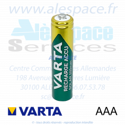 VARTA RECHARGE ACCU SOLAR - AAA HR03 - NIMH 550 mah - 1,2V - Blister x2 Accus - Photo 002