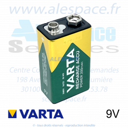 VARTA RECHARGE ACCU POWER - 9V HR9V E-BLOCK - NIMH 200 mah - 9V - Photo 002