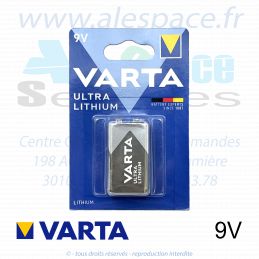 VARTA ULTRA LITHIUM - 9V 6LR61 - Pile Lithium  - 9V - Photo 001