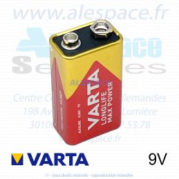 VARTA LONGLIFE MAX POWER - 9V 6LR61 - Pile alcaline- 9V - Boîte x10 Piles - Photo 004