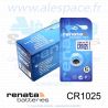 RENATA CR1025 SC - Pile bouton Lithium - 3V - Boîte x10 Piles - Photo 001