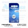 RENATA CR1220 MFR SC - Pile bouton Lithium - 3V - Photo 001
