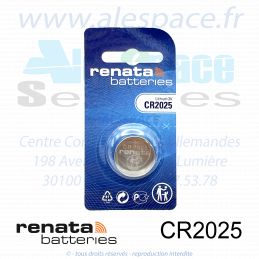 RENATA CR2025 MFR SC - Pile bouton Lithium - 3V - Photo 001
