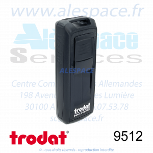 TRODAT - 9512 MONTURE TAMPON DE POCHE POCKET PRINTY - NOIR - Réf 148858 - Photo 001