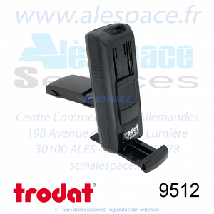 TRODAT - 9512 MONTURE TAMPON DE POCHE POCKET PRINTY - NOIR - Réf 148858 - Photo 002