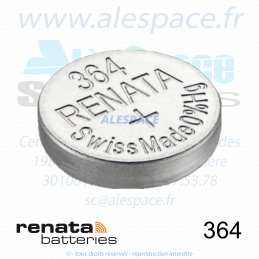 RENATA 364 MP - SR621SW - Pile de montre 1,55V - Photo 001
