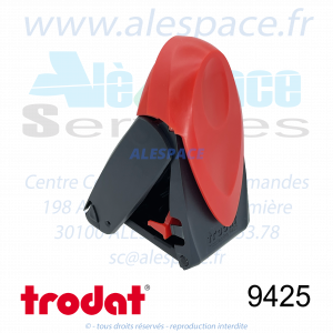 TRODAT - 9425 MONTURE TAMPON DE POCHE MOBILE PRINTY - ROUGE - Réf 34821 - Photo 002