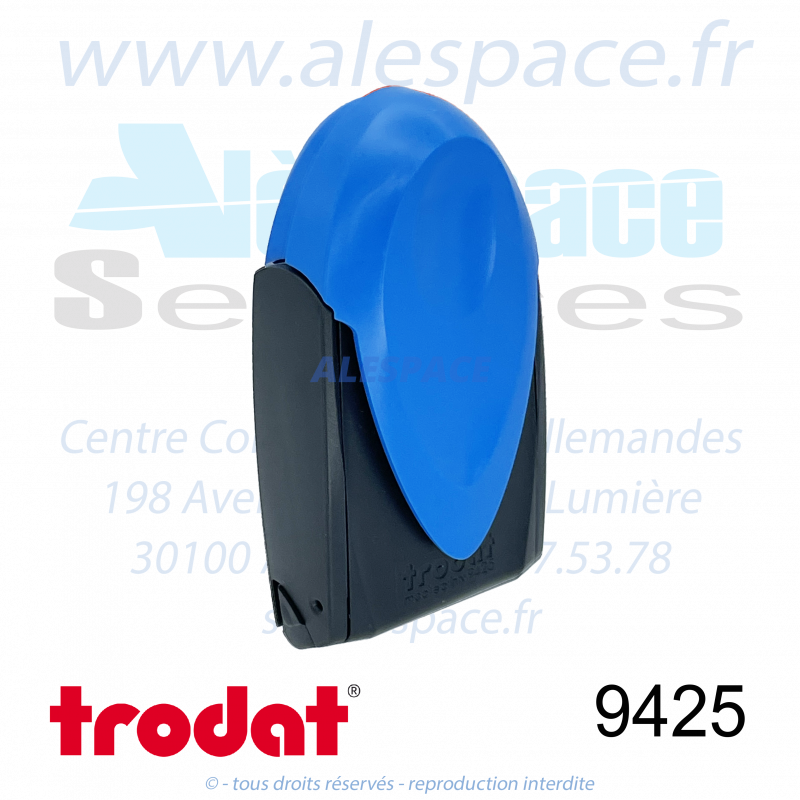 TRODAT - 9425 MONTURE TAMPON DE POCHE MOBILE PRINTY - BLEU - Réf 34823 - Photo 001 TRODAT - 9425 MONTURE TAMPON DE POCHE MOBILE PRINTY - BLEU - Réf 34823 - Photo 001