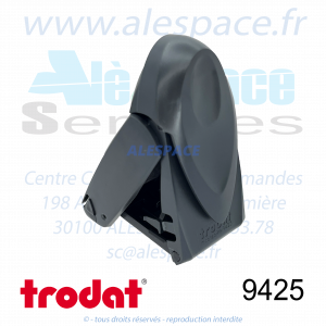 TRODAT - 9425 MONTURE TAMPON DE POCHE MOBILE PRINTY - GRIS ANTHRACITE - Réf 34827 - Photo 002
