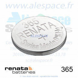 RENATA 365 MP - SR1116W - Pile de montre 1,55V - Blister x10 Piles - Photo 002