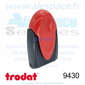 TRODAT - 9430 MONTURE TAMPON DE POCHE MOBILE PRINTY - ROUGE - Réf 19922 - Photo 001
