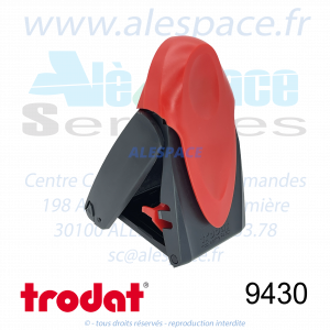 TRODAT - 9430 MONTURE TAMPON DE POCHE MOBILE PRINTY - ROUGE - Réf 19922 - Photo 002