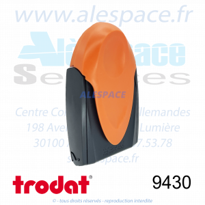 TRODAT - 9430 MONTURE TAMPON DE POCHE MOBILE PRINTY - ORANGE CLEMENTINE - Réf 20005 - Photo 001