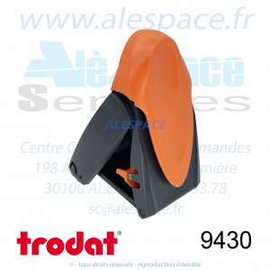 TRODAT - 9430 MONTURE TAMPON DE POCHE MOBILE PRINTY - ORANGE CLEMENTINE - Réf 20005 - Photo 002