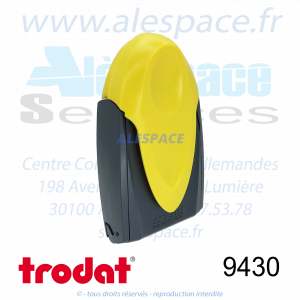 TRODAT - 9430 MONTURE TAMPON DE POCHE MOBILE PRINTY - JAUNE CITRON - Réf 20008 - Photo 001