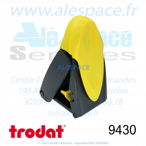 TRODAT - 9430 MONTURE TAMPON DE POCHE MOBILE PRINTY - JAUNE CITRON - Réf 20008 - Photo 002