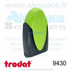 TRODAT - 9430 MONTURE TAMPON DE POCHE MOBILE PRINTY - VERT POMME - Réf 20014 - Photo 001