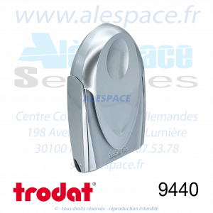 TRODAT - 9440 MONTURE TAMPON DE POCHE MOBILE PRINTY - ARGENT GLACÉ - Ref 46304 - Photo 001