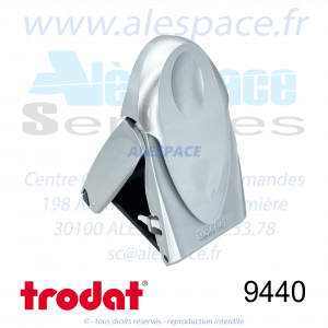 TRODAT - 9440 MONTURE TAMPON DE POCHE MOBILE PRINTY - ARGENT GLACÉ - Ref 46304 - Photo 002