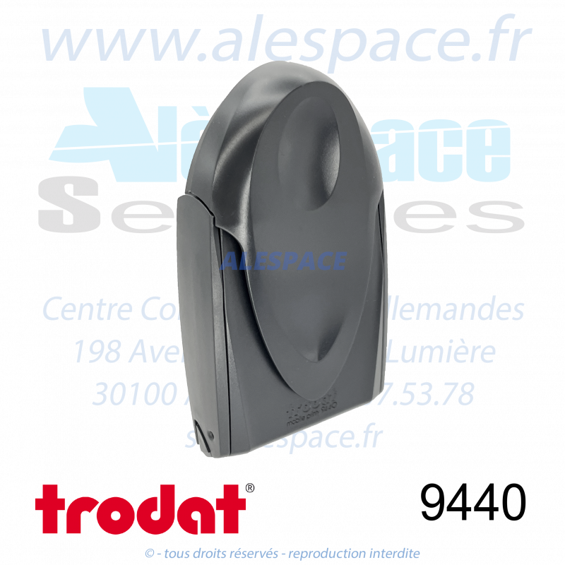TRODAT - 9440 MONTURE TAMPON DE POCHE MOBILE PRINTY - GRIS ANTHRACITE - Ref 46305 - Photo 001 TRODAT - 9440 MONTURE TAMPON DE POCHE MOBILE PRINTY - GRIS ANTHRACITE - Ref 46305 - Photo 001