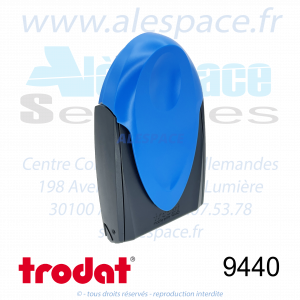 TRODAT - 9440 MONTURE TAMPON DE POCHE MOBILE PRINTY - BLEU CIEL - Ref 46318 - Photo 001