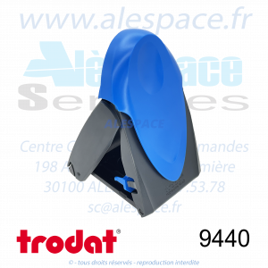TRODAT - 9440 MONTURE TAMPON DE POCHE MOBILE PRINTY - BLEU CIEL - Ref 46318 - Photo 002
