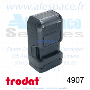 TRODAT - 4907 MONTURE TAMPON PRINTY - Réf 76838 - Photo 004