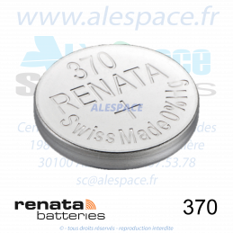RENATA 370 MP - SR920W - Pile de montre 1,55V - Photo 001