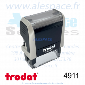 TRODAT - 4911 MONTURE TAMPON PRINTY 4.0 - TAUPE - Réf 121180 - Photo 001 