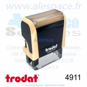 TRODAT - 4911 MONTURE TAMPON PRINTY 4.0 - PASTEL PÊCHE - Réf 179560 - Photo 001 
