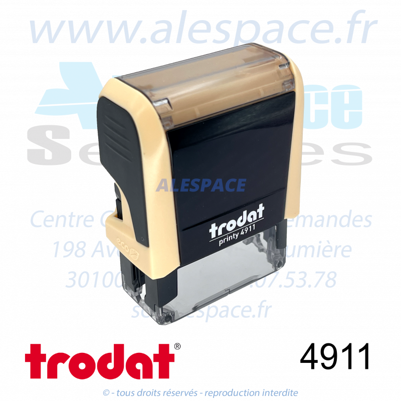 TRODAT - 4911 MONTURE TAMPON PRINTY 4.0 - PASTEL PÊCHE - Réf 179560 - Photo 001 TRODAT - 4911 MONTURE TAMPON PRINTY 4.0 - PASTEL PÊCHE - Réf 179560 - Photo 001