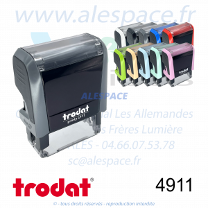 TRODAT - 4911 MONTURE TAMPON PRINTY 4.0 - GAMME - Photo 003