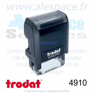 TRODAT - 4910 MONTURE TAMPON PRINTY 4.0 - NOIR - Réf. 47475 - Photo 001