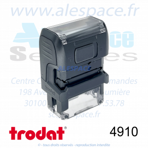 TRODAT - 4910 MONTURE TAMPON PRINTY 4.0 - NOIR - Réf. 47475 - Photo 002