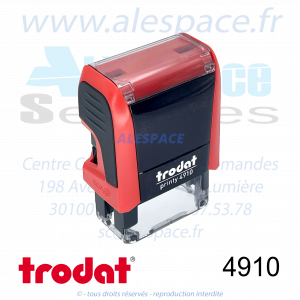 TRODAT - 4910 MONTURE TAMPON PRINTY 4.0 - ROUGE - Réf. 53146 - Photo 001