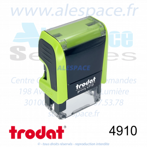 TRODAT - 4910 MONTURE TAMPON PRINTY 4.0 - VERT - Réf. 43115 - Photo 001
