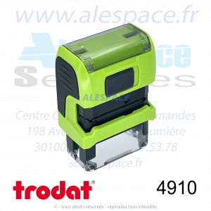 TRODAT - 4910 MONTURE TAMPON PRINTY 4.0 - VERT - Réf. 43115 - Photo 002
